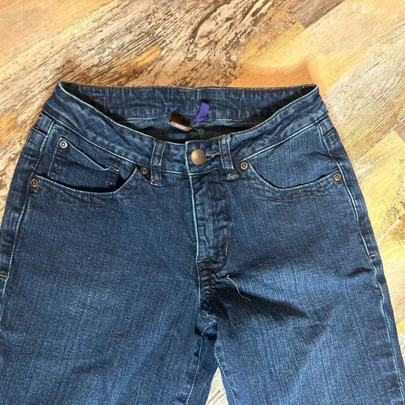 JAG Dark Wash Stretch Denim Jeans Medium Rise Size 6 - Picture 7 of 8